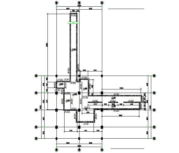 T section detail dwg file