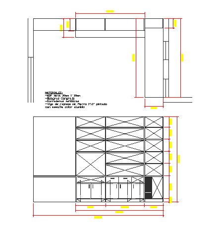 TV Furniture CAD Block Design for Interior Layout Plans