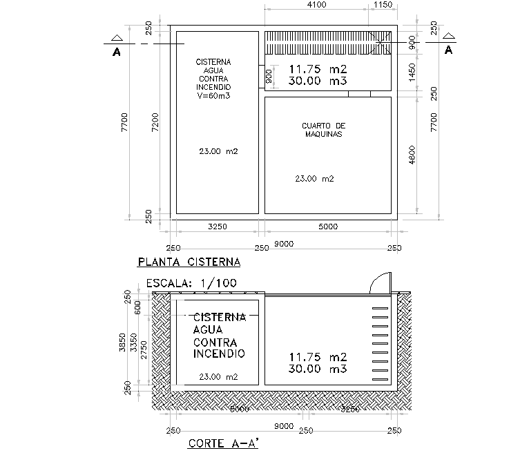 Tank detail dwg file