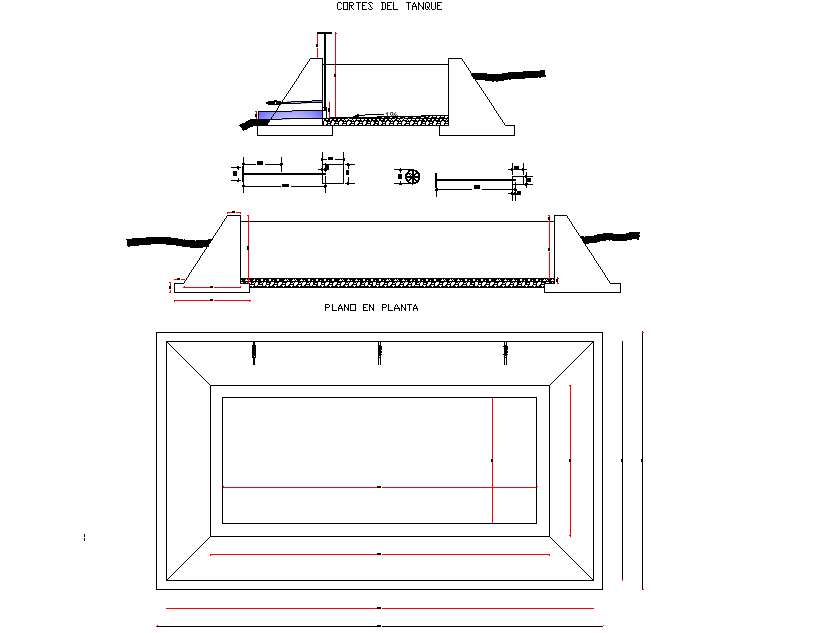 Tank detail dwg file