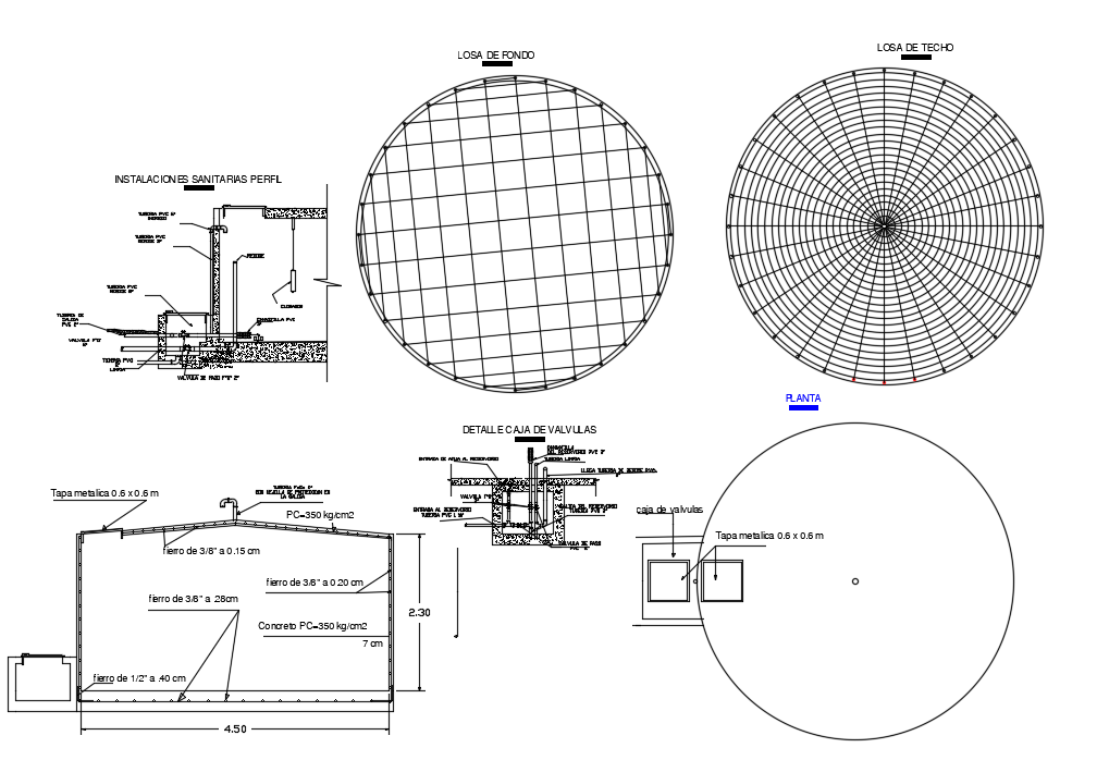 Tank ferrocement