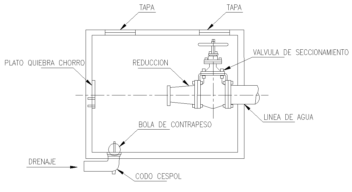 Tank section plan autocad file