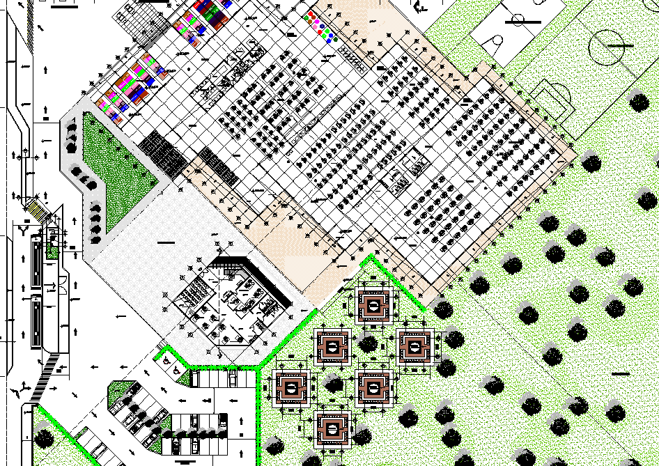 Textile factory plan detail