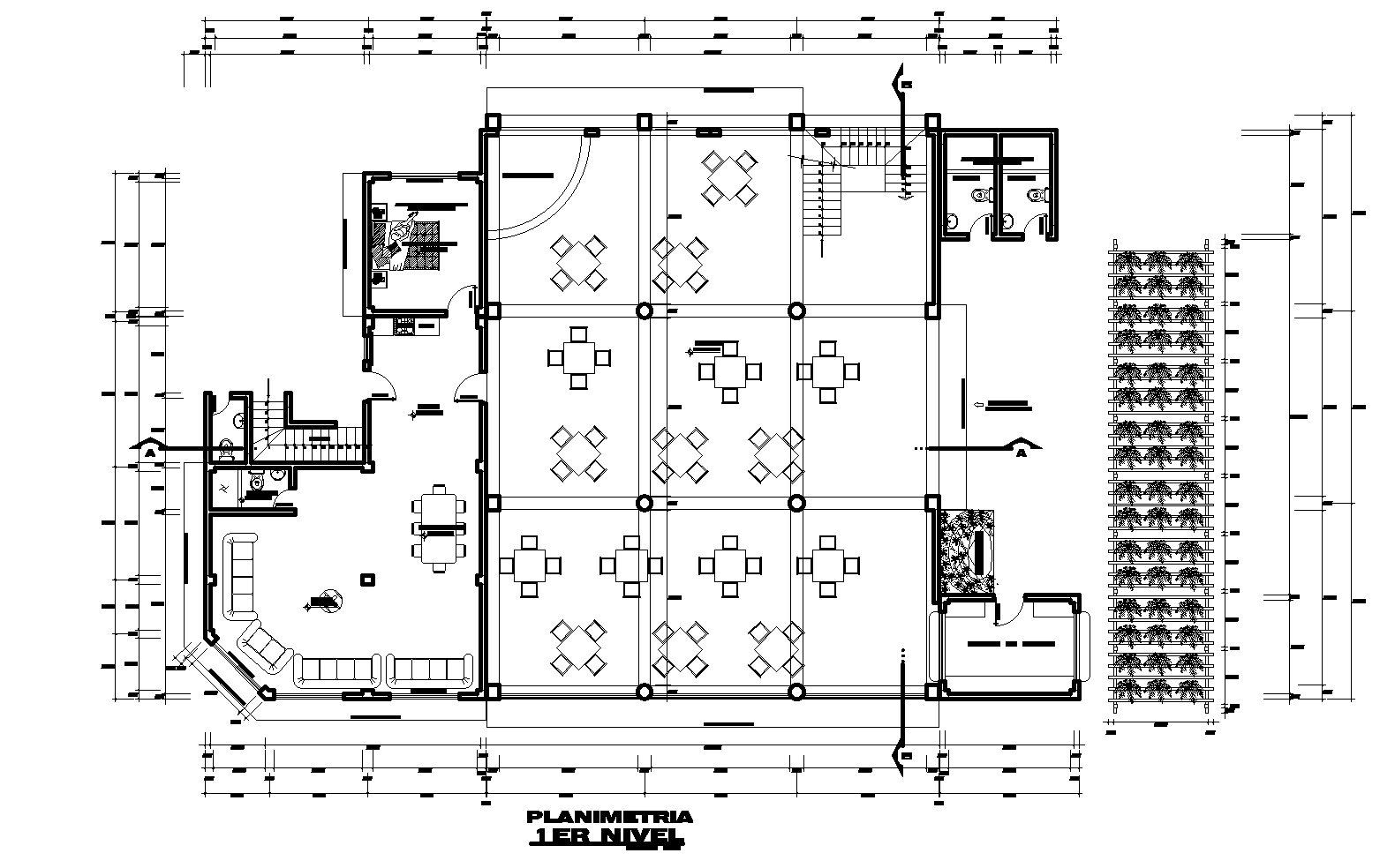 The layout of first-floor hosing plan detail detail dwg file,