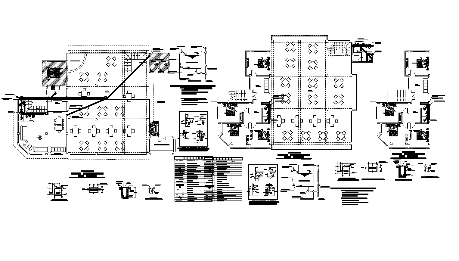 The project of house plan with elevation detail dwg file.