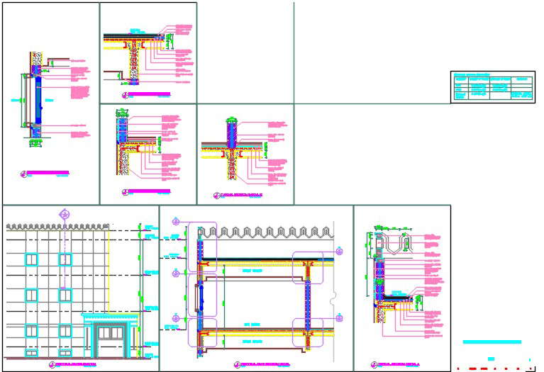 Thermal wall and concrete roof