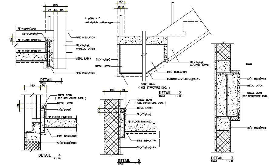 The second floor of the key plan of the hospital building were given in the Autocad 2D DWG drawing file.  Download the Autocad DWG drawing file.