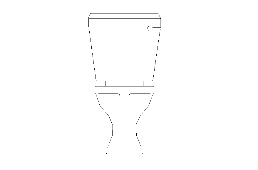 Toilet detail elevation 2d view elevation layout file