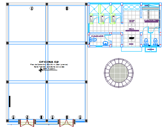 Toilet plan detail dwg file