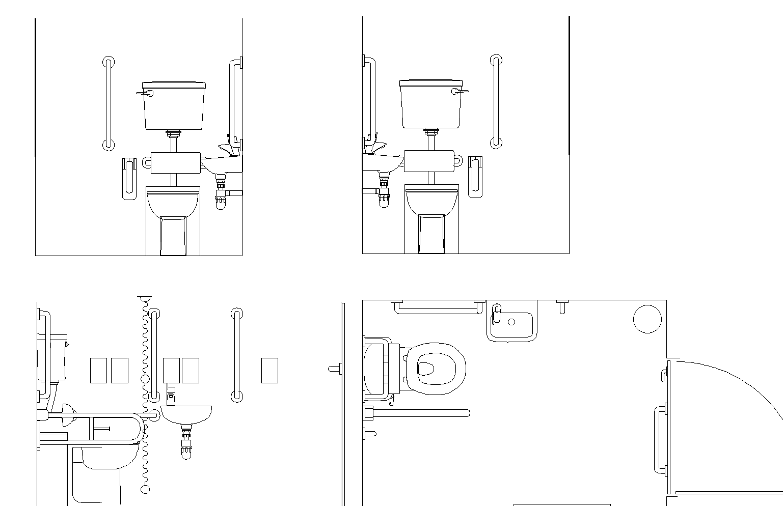 Toilet plan detailed dwg.