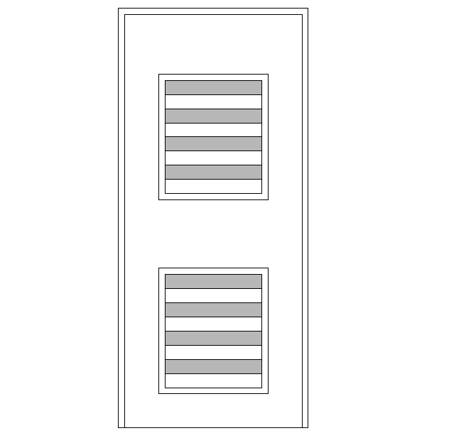 Top hung sliding Doors Block