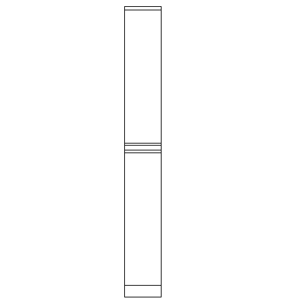 Top view of double door wardrobe design dwg file