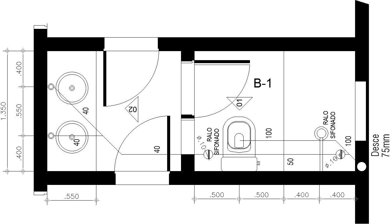 Top view of toilet with detailing