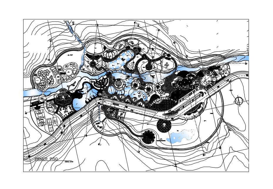 Tourism Complex AutoCAD Drawings