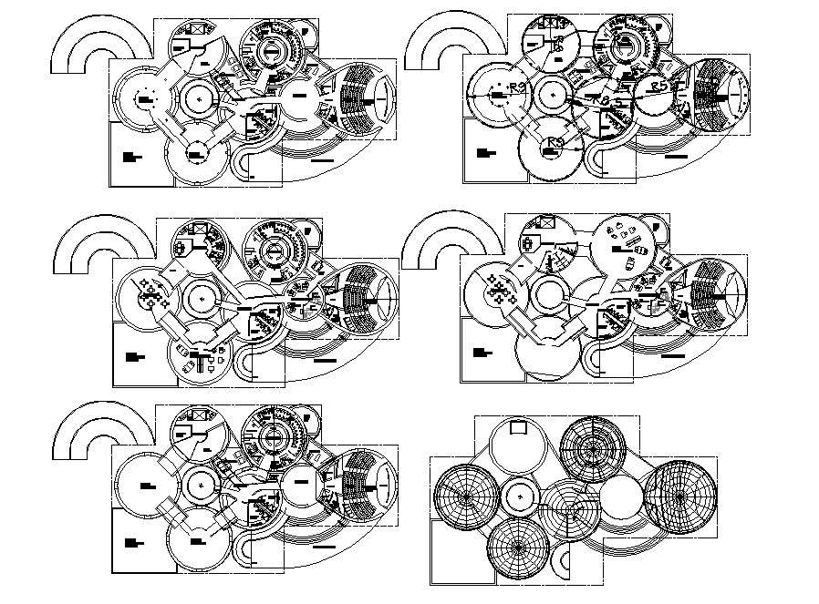 Town Hall Seating Plan DWG File