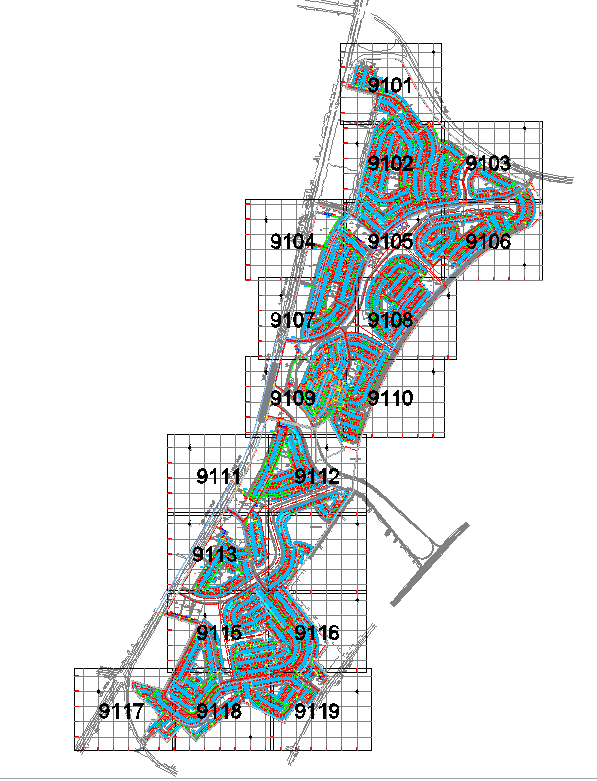Town Planning Architecture Layout DWG AutoCAD File