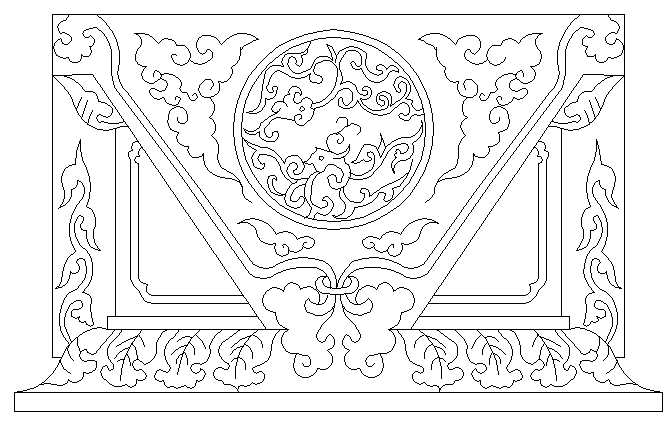 Traditional column design block details dwg file