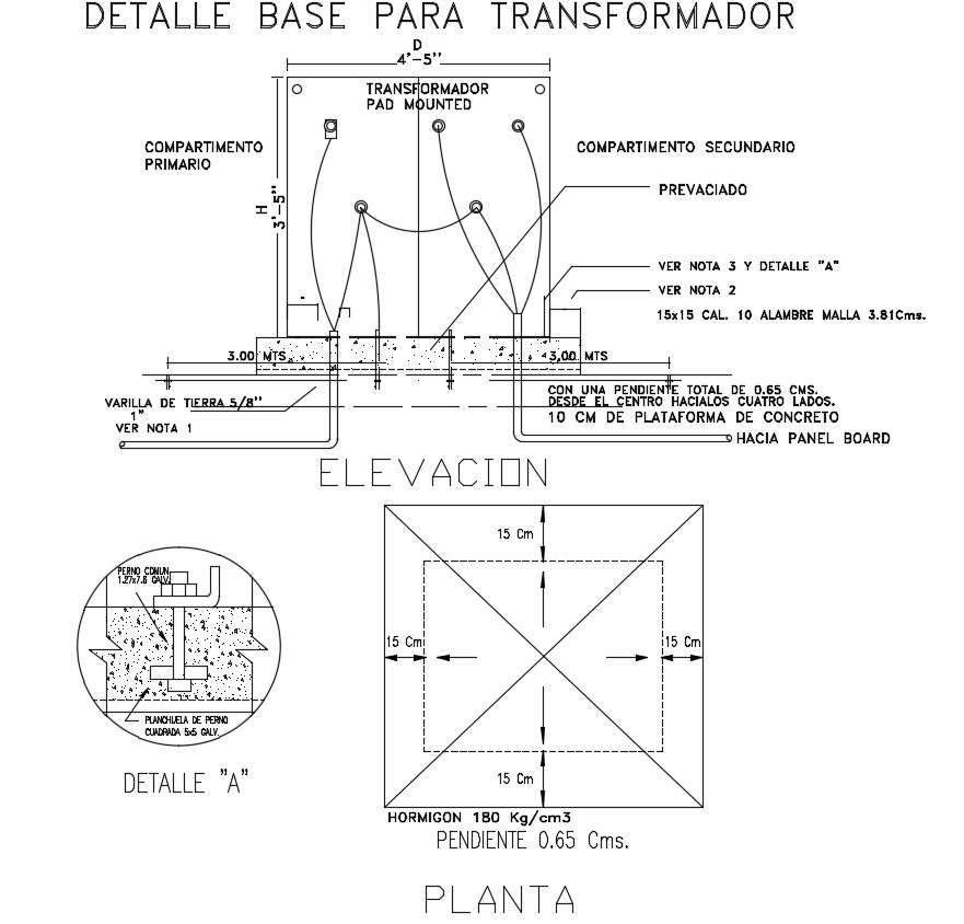 Transformer Core Design CAD Drawing