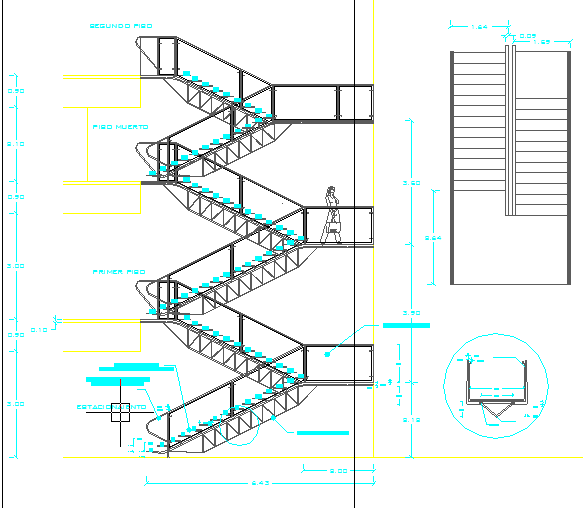Tubular stairway 