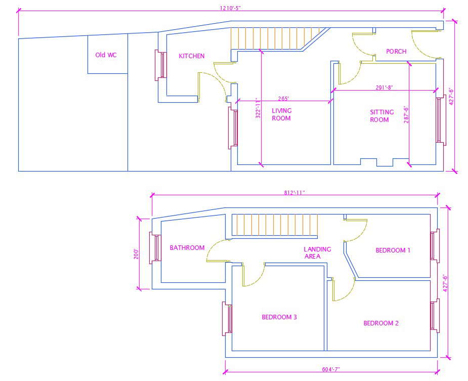 Two Floor House Plan