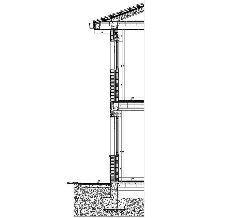 Typical Wall Section Detail DWG File