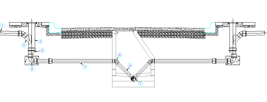 Typical beam details of sanitation dwg file
