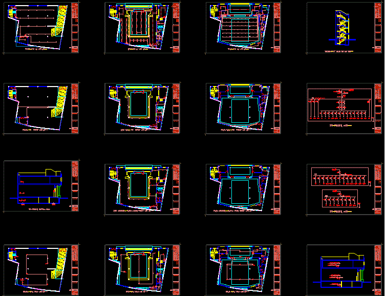 Bank Building Design and Layout Plan in AutoCAD File
