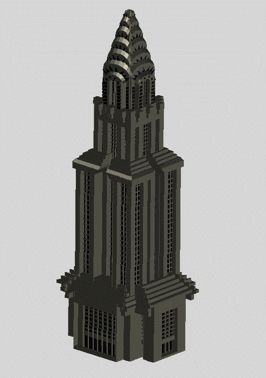 Chrysler Building DWG cad drawing file. Download now.