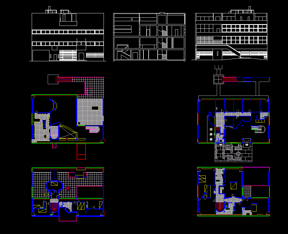 Steinhouse 2d cad DWG drawing file. Download now.