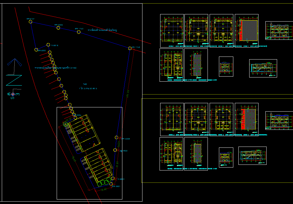 Download Layout Detail of Flat in DWG Format