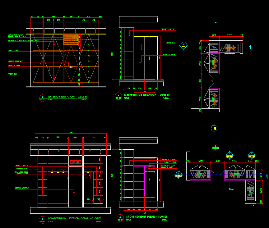 Download Flat Section and Elevation Drawings DWG