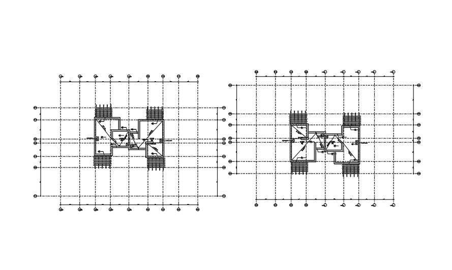 Upper Roof Framing Structure.