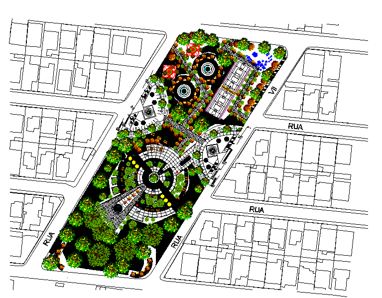 Urban Park Lay-out design