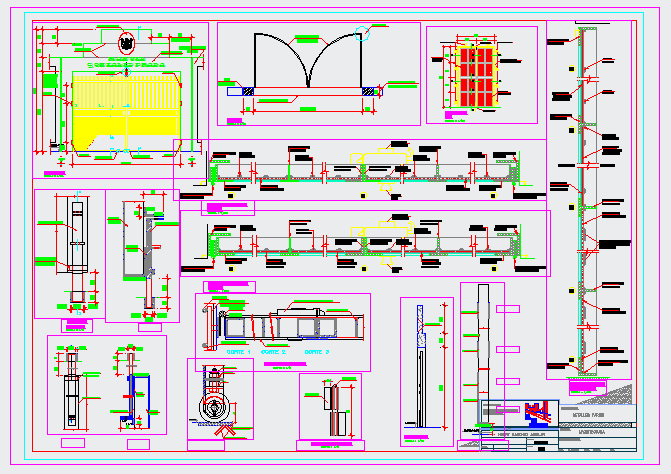 Various type of Door detail drawing design