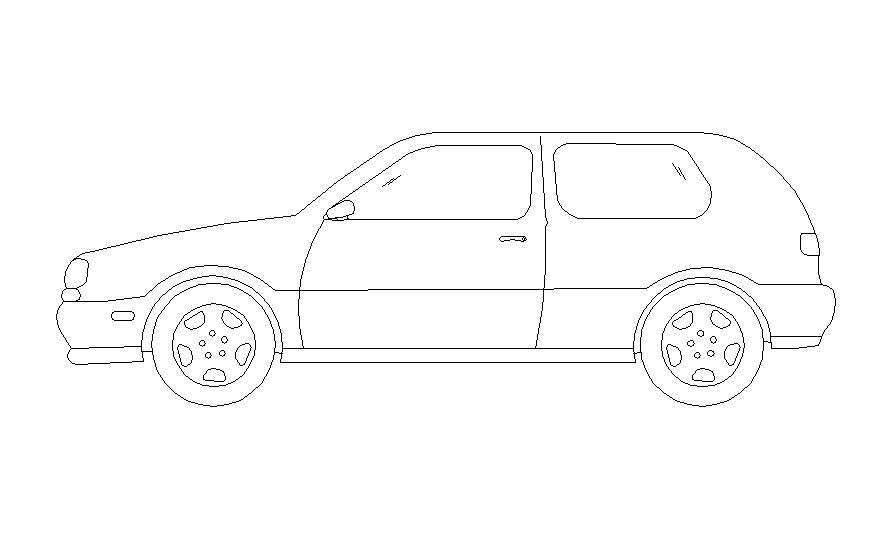 Vehicle AutoCAD Drawing Download