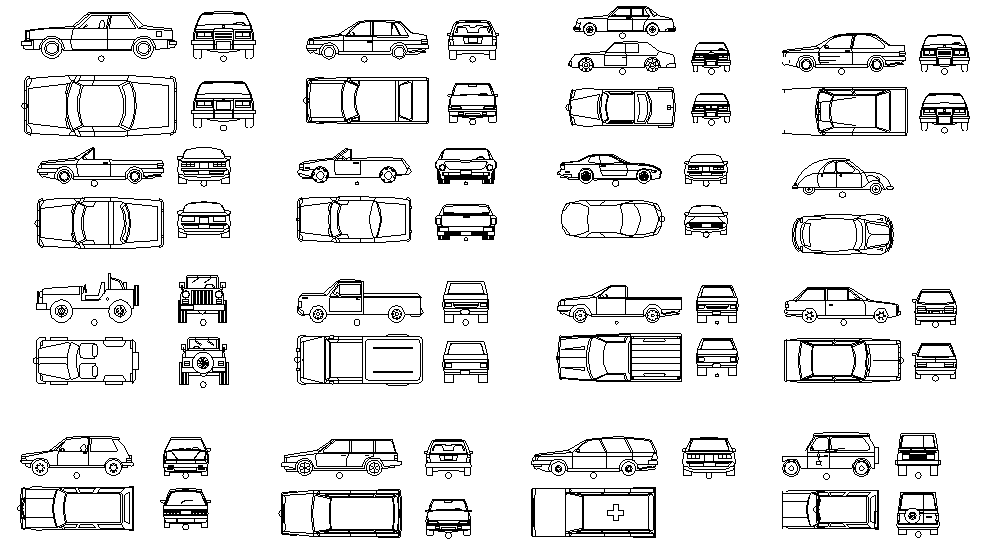 Vehicle Cad Blocks 