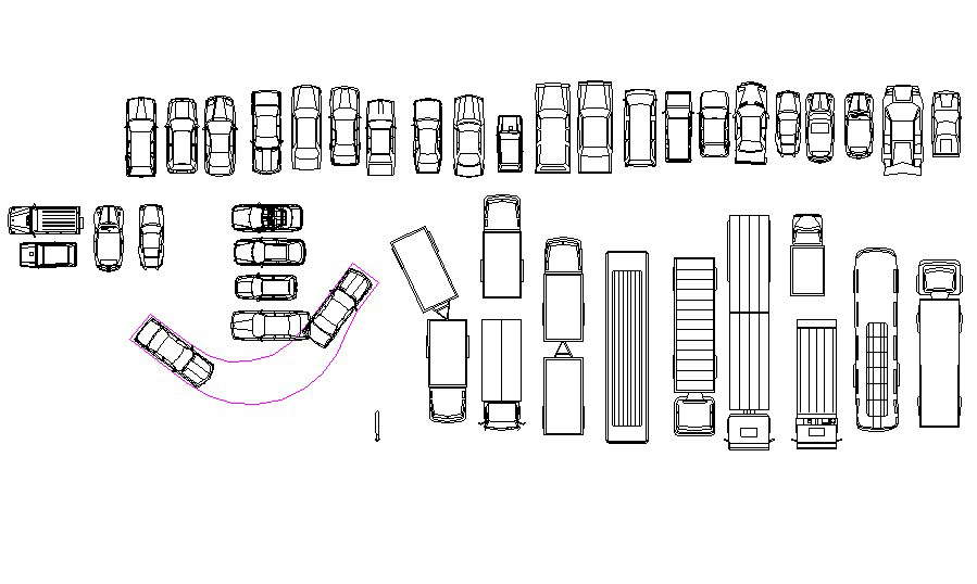 Vehicle detail dwg file
