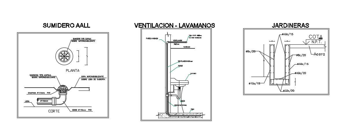Ventilation Detail In AutoCAD File