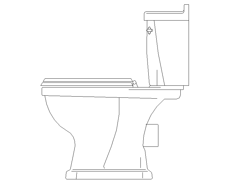 WC Side Elevation Block Design