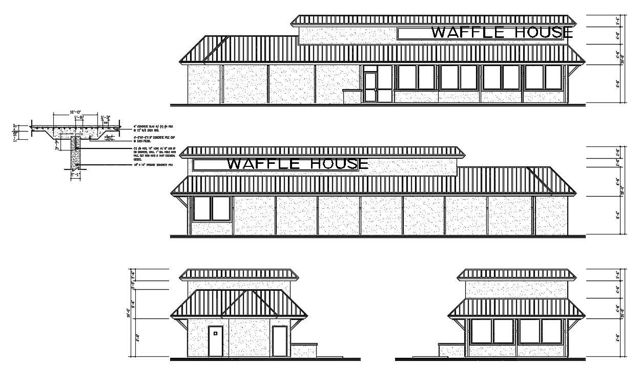 Waffle House AutoCAD File