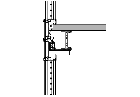 Two Joint Wall section plan dwg file