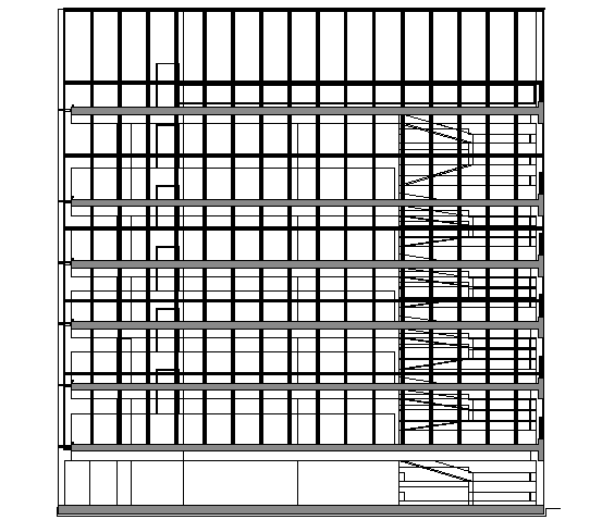 Wall Construction Plan dwg file