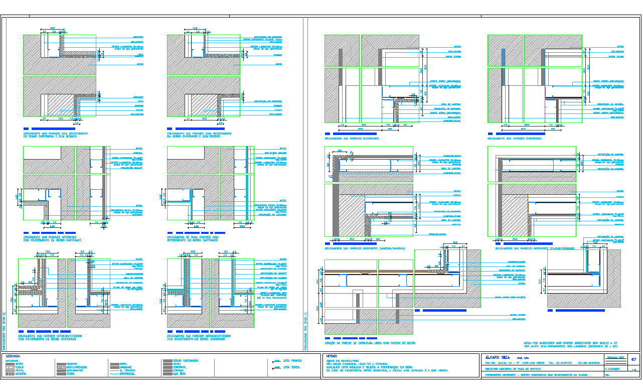 Wall Structure detailing Dwg file