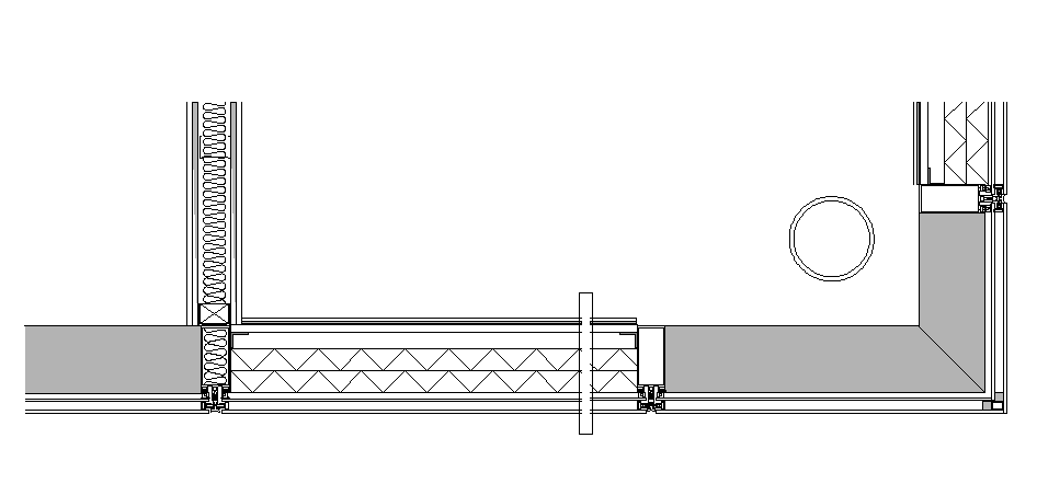 Wall construction Plan Detail dwg file
