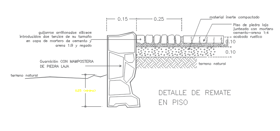 Section Floor Plan CAD Drawing with Full Detail