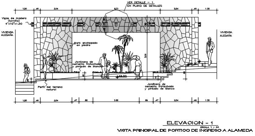 Wall elevation wall paper detail dwg file