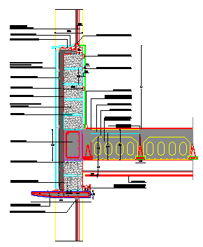 Wall of Concrete block vibrator design drawing