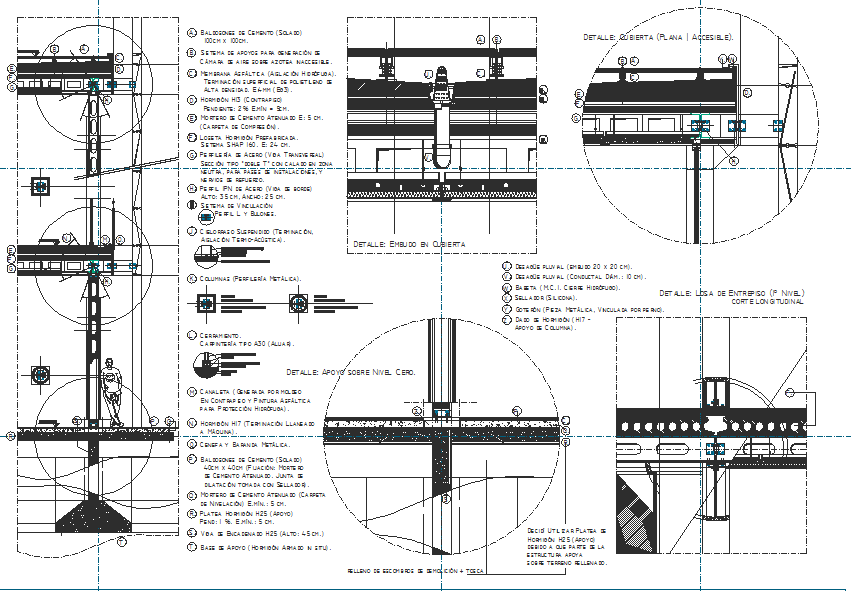 Wall section detail dwg file