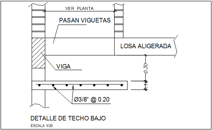 Wall section plan detail dwg file