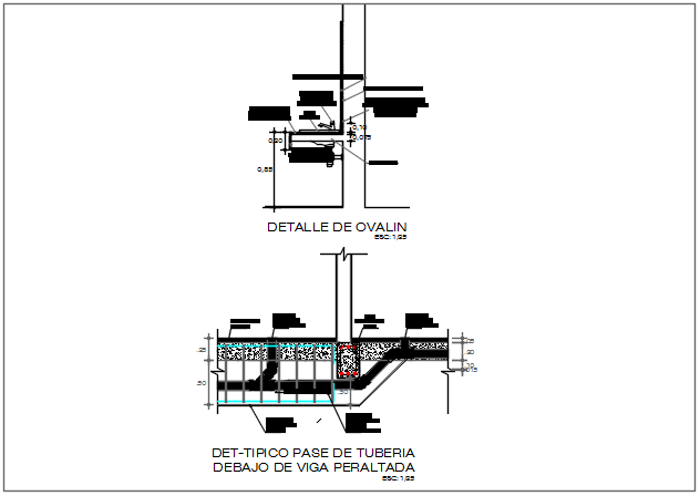Wall section plan detail dwg file